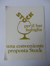 STOCK TRIESTE liquori pubblicità BAR FAMIGLIA grappa vodka whisky brochure