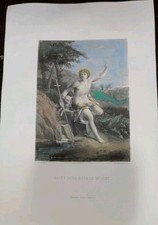 Incisione acquarellata San