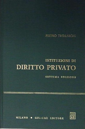 Trimarchi istituzioni - istituzioni, di