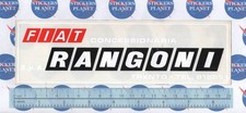 ADESIVO VINTAGE STICKER AUTOCOLLANT AUFKLEBER TUNING FIAT CONCESSIONARIA RANGONI