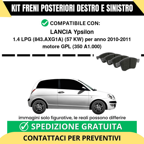 Pastiglie freno posteriori - pastiglie,