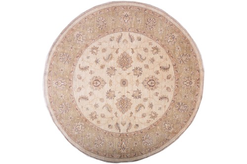 Tappeto rotondo afghan chobi - rotondo,