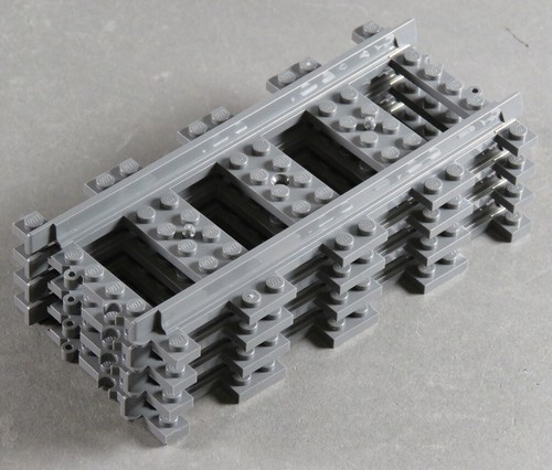 Lego binario ferroviario - 4x,