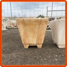 Vaso in cemento pietra fioriera da giardino esterno interno per piante H34