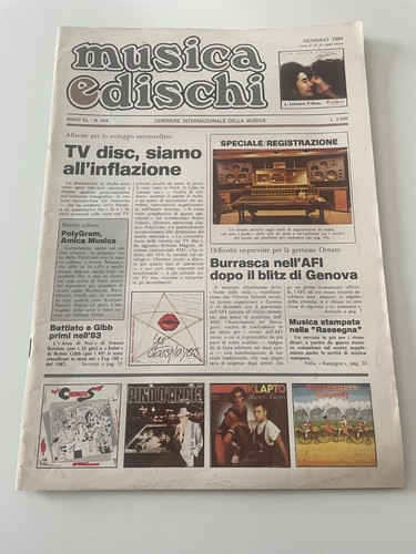 Rivista musica dischi - musica, •