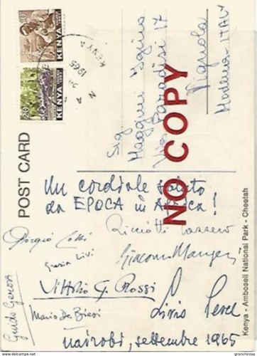 Nairobi 1965 ghepardo 8 - 20.9.1965,,
