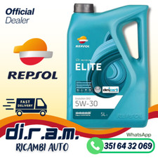 OLIO MOTORE REPSOL 5W-30 DX2 FORMATO 5 LITRI ADATTO A MOTORI DIESEL E BENZINA