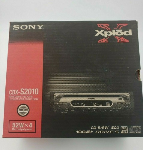 Sony xplod cdx - sony,
