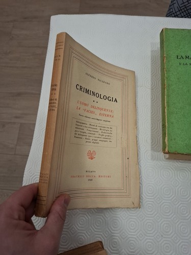 Criminologia vol uomo - criminologia, l'uomo