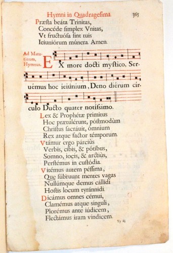 Stampa antica antifonario - stampa,