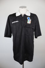 DIADORA FIGC ITALIA MAGLIA POLO CALCIO ARBITRO UOMO L SOCCER JERSEY VINTAGE TAG