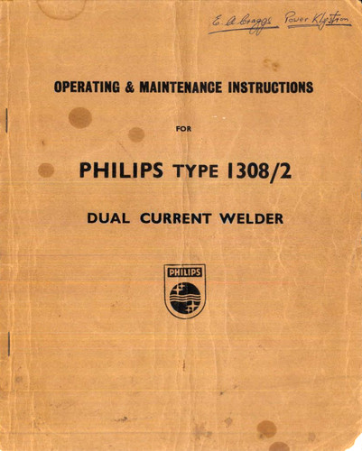 Saldatrice philips tipo - tipo, 1308-2