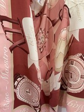 Y1# SARCAR Ginevra Sciarpa di Seta 33"x32" - 60° Anniversario 1948-2008 - Orologio di Lusso