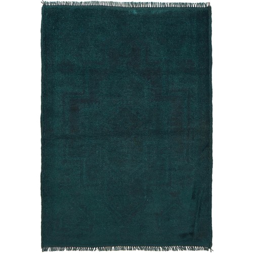 Tappeto vintage overdyed