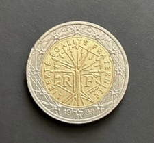 Moneta 2 Euro, FRANCIA 1999 liberte' egalite' fraternite' RARA