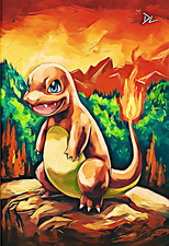Charmander "Pokemon" Stampa