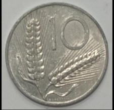 Moneta lire 1973 italia - 10,
