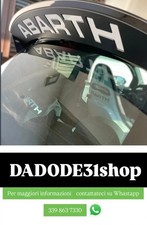 Adesivo Logo Scritta Abarth