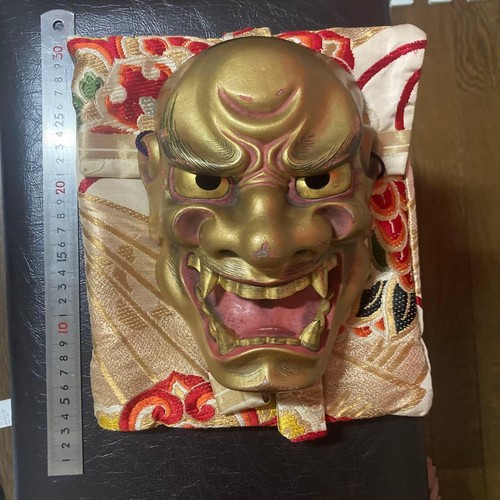 Maschera giapponese noh legno - maschera,