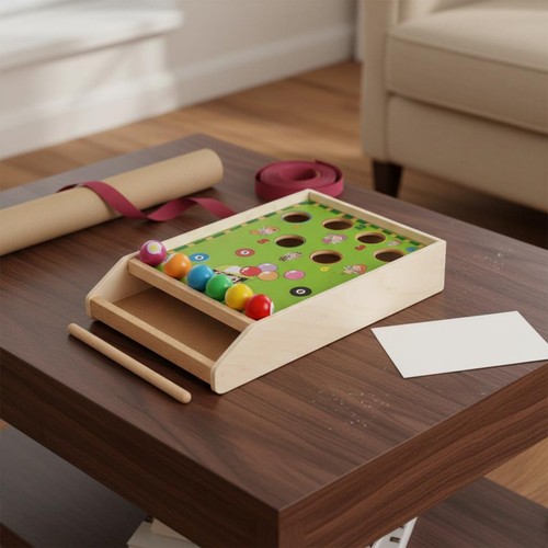 Mini biliardo legno design - in,