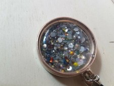 Collana FATTA A MANO unico esemplare, Con brillantini mobili 