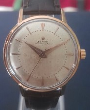 Zenith Automatic (Bumper) Gold 18 K Vintage Original Dial & Rare Cal.133.8