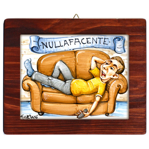 Nullafacente quadro ceramica - nullafacente,