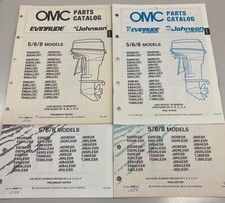 Esploso parti ricambi 432878 fuoribordo Evinrude/Johnson 5/6/8 HP 2T fino 1990