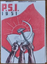 Tessera P.S.I. 1951 - Partito