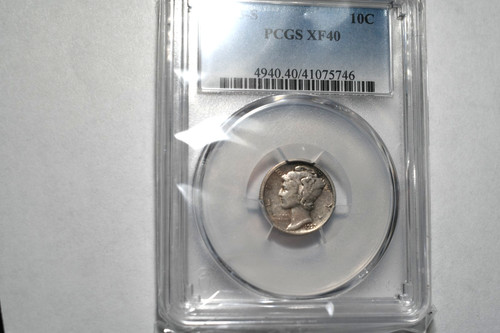 1923 pcgs xf40 mercury - xf40,