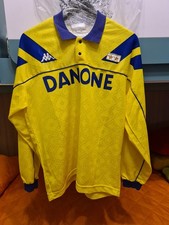 Maglia Juventus Away 1992-1994 Kappa Danone Gialla Vintage Originale Baggio MCT