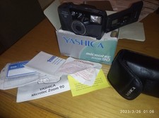 YASHICA MICROTEC ZOOM 90 CAMERA FULL SET  + YASHICA  TRIPODE ST - 7