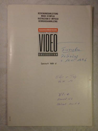 Vecchia manuale nordmende - vecchia,