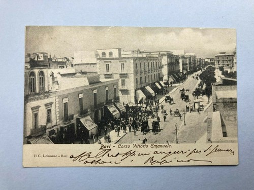 Bari cartolina antica - cartolina,