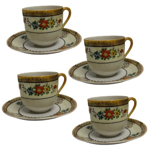 Set tazze piattini - 4,