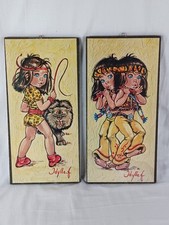 Vintage 1960s Big-Eye Art F