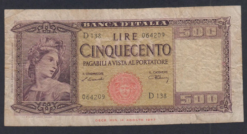 Biglietto italia 500 - (germ),