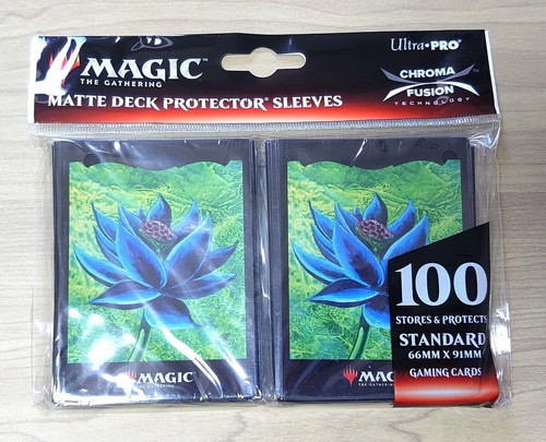 Mtg sleeves black lotus ultra - black,