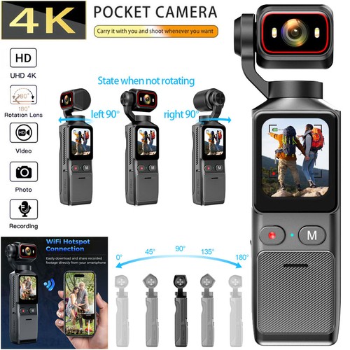 Mini wifi action camera - 4k,