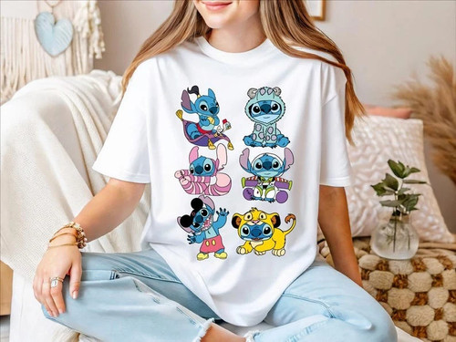 Maglietta divertente stitch - maglietta,