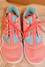 NIKE Air Jordan Eclipse GG Hot Lava White Tide Pool Blu Taglia 8 Youth