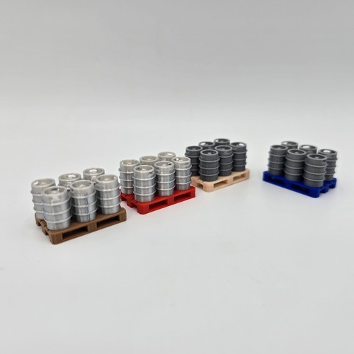 Scale beer kegs on - scale,