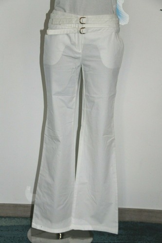 Pantalone ampio bianco donna - pantalone,
