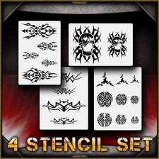 Set tribale aerografo stencil