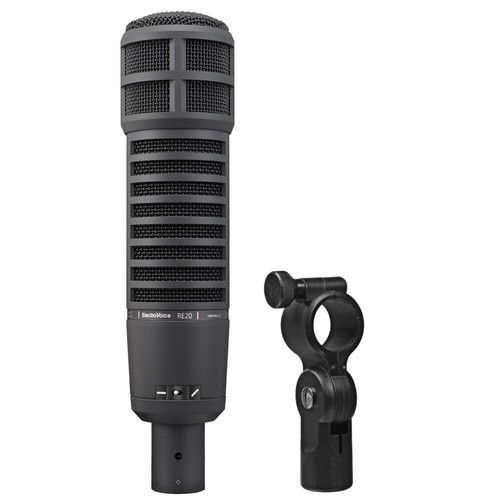 Re20 black microfono - ev, re20-black