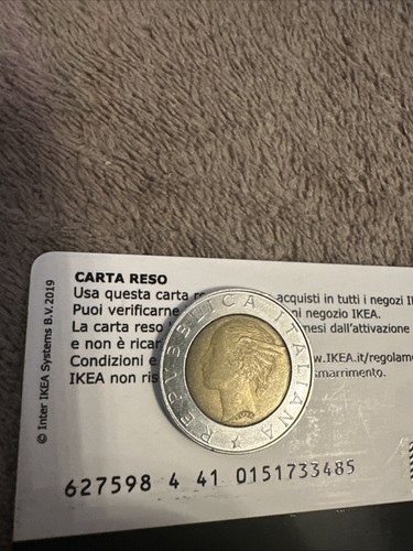 Moneta rara 500 lire - moneta,