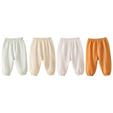 Baby Bloomers Pantaloni Comodi Cotone Elasticizzati Vita Base Homewear