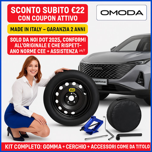 Spare wheel kit for omoda - for, 9