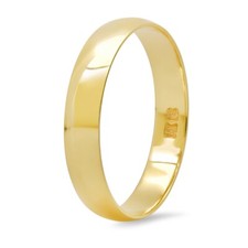 Anello Nuziale In Oro Giallo