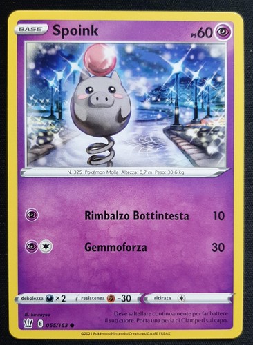 Spoink 055 163 carta - spoink, in